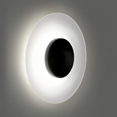 Applique contemporanea - HALOS  - MILAN ILUMINACION - da interno / in vetro / in acciaio laccato