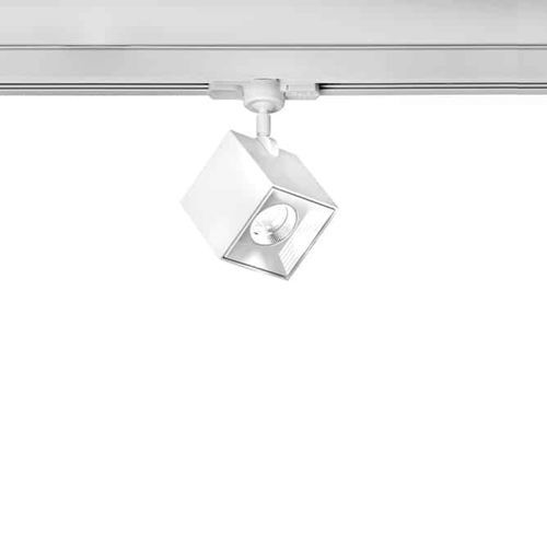 Faretti a binario LED - DAU - MILAN ILUMINACION - quadrato / in ghisa di alluminio / in alluminio estruso