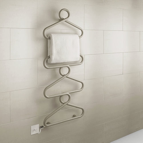Scaldasalviette elettrico - ARCHIBALD - BISQUE EXPORT - 0...500 w / contemporaneo / in cromo