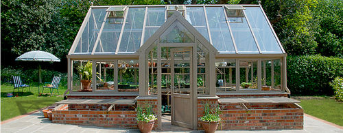 Serra con struttura in alluminio - OPUS GLASSHOUSE EXAMPLE 3 - HARTLEY BOTANIC