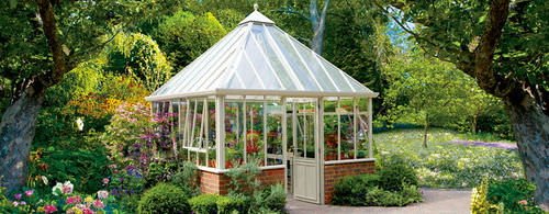 Serra con struttura in alluminio - THE GRANGE - HARTLEY BOTANIC