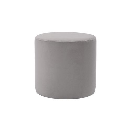 Pouf contemporaneo - 4200 TL - STEPEVI - in velluto / in ecopelle / tondo