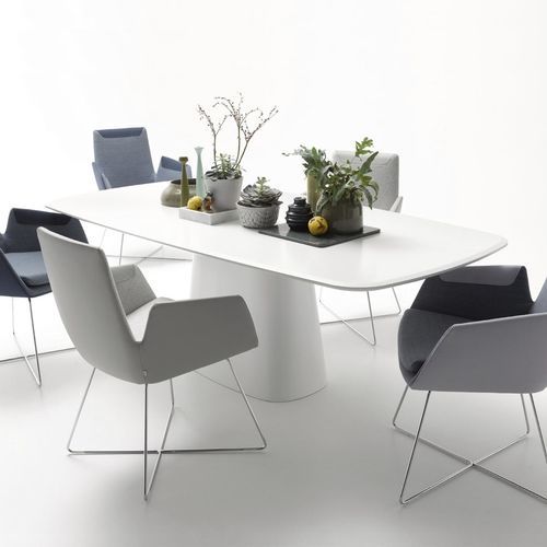 Tavolo contemporaneo - CONIC - COR - in rovere / in legno massiccio / in noce