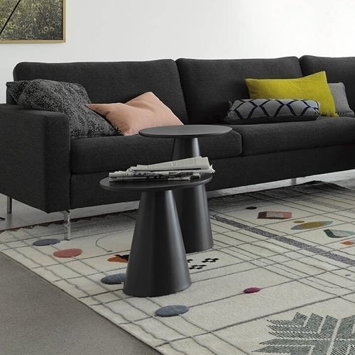 Tavolo d'appoggio contemporaneo - CONIC - COR - in noce / in legno massiccio / in MDF