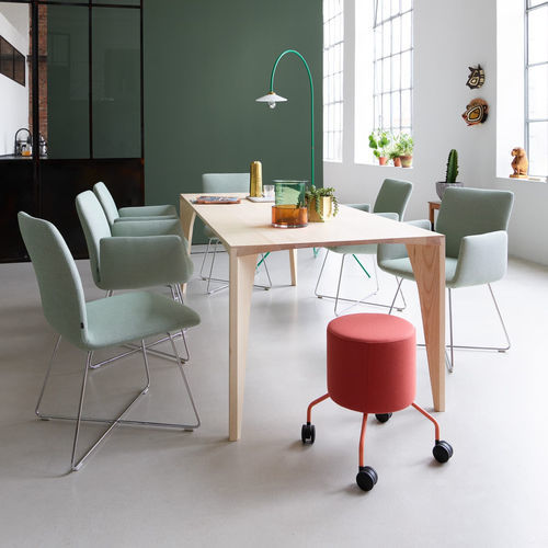Tavolo da pranzo contemporaneo - DELTA - COR - in rovere / in noce / in legno massiccio
