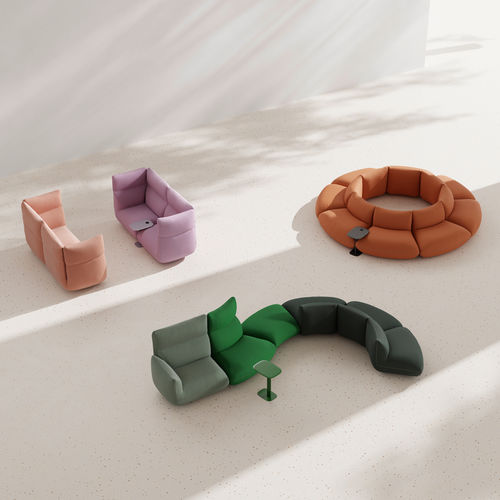 Divano modulare - Jalis Flow - COR - a semicerchio / rotondo / design