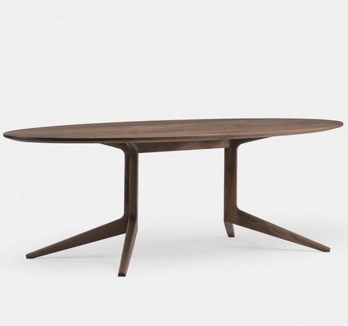 Tavolo contemporaneo - LIGHT - DE LA ESPADA - in legno massiccio / in frassino / in noce americano