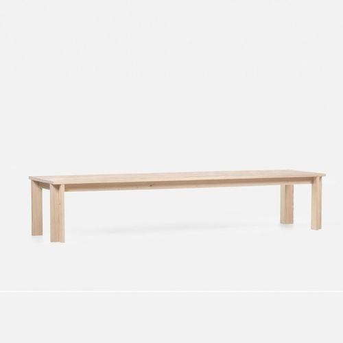 Tavolo contemporaneo - ONE - DE LA ESPADA - in legno massiccio / in abete di Douglas / con supporto in legno