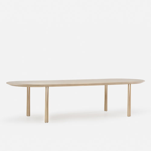 Tavolo da pranzo contemporaneo - ELLIOT OBLONG - DE LA ESPADA - in rovere / in noce / in legno massiccio