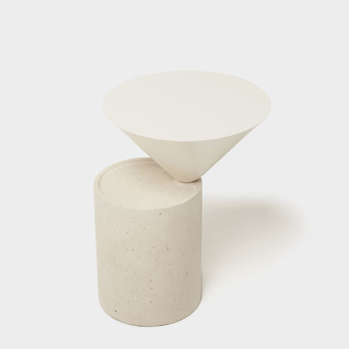 Tavolo d'appoggio contemporaneo - LAUREL - DE LA ESPADA - in rovere / in noce / in legno massiccio
