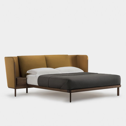 Letto king size - Low Dubois Bed - DE LA ESPADA - queen size / contemporaneo / imbottito