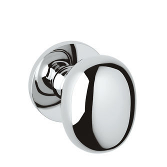 Pomello per porta classico - MELANZANA - OLIVARI - in ottone / satinato