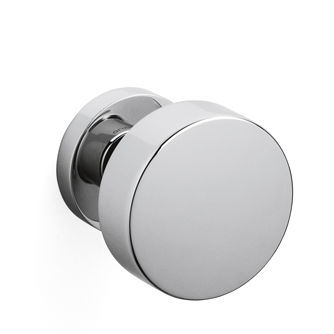 Pomello per porta contemporaneo - OSCAR - OLIVARI - in ottone / satinato