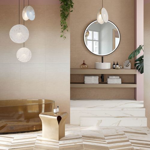 Piastrella in ceramica - IRIDEA - MARCA CORONA - opaca / da interno / da bagno