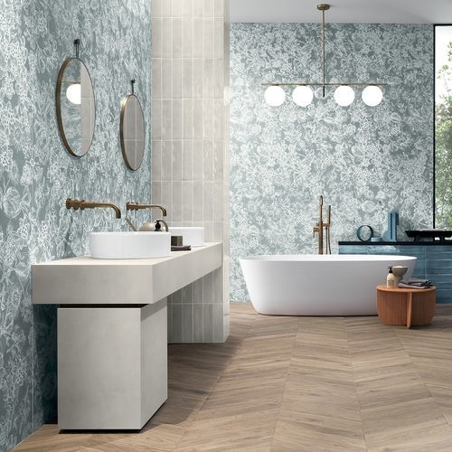 Piastrella in gres porcellanato - MIRABILIA  - MARCA CORONA - opaca / da interno / da bagno
