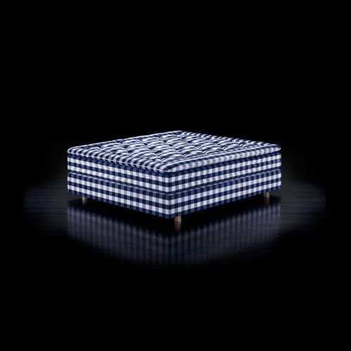 Letto matrimoniale - HERLEWING® - Hästens - contemporaneo / imbottito / in cotone