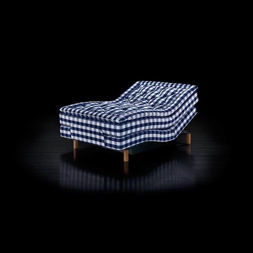 Letto matrimoniale - ADJUSTABLE® - Hästens - contemporaneo / imbottito / reclinabile