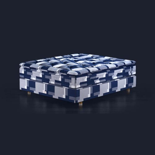 Letto matrimoniale - APPALOOSA® - Hästens - contemporaneo / imbottito / personalizzabile