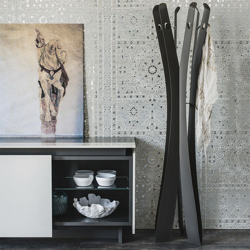 Appendiabiti da terra - VALDO - Cattelan Italia - contemporaneo / in acciaio laccato / nero