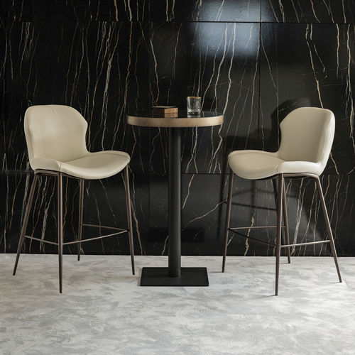 Sedia alta contemporanea - RACHEL - Cattelan Italia - da interno / in tessuto / in pelle