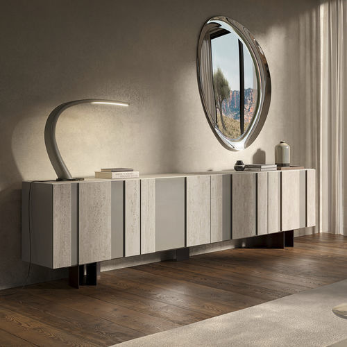 Credenza contemporanea - AMSTERDAM - Cattelan Italia - in legno laccato / in rovere / in acciaio laccato