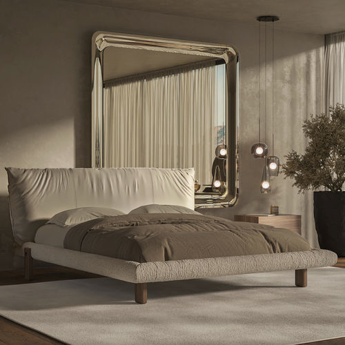 Letto matrimoniale - PASCAL - Cattelan Italia - contemporaneo / imbottito / con testiera