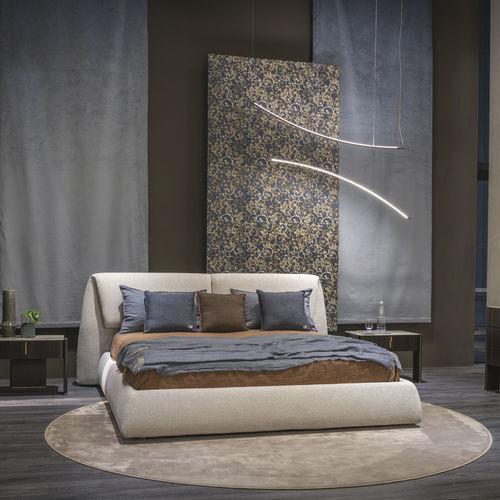 Letto matrimoniale - SIMON - Cattelan Italia - contemporaneo / imbottito / con testiera