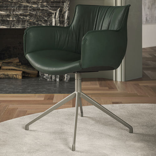 Sedia contemporanea - RHONDA  - Cattelan Italia - da interno / in tessuto / in pelle
