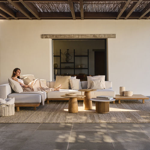 Divano modulare - VIS &Agrave; VIS - Tribù - d'angolo / contemporaneo / da giardino