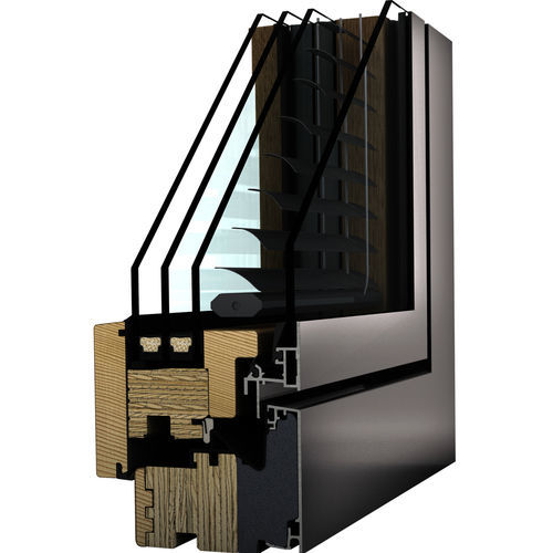 Finestra in legno - HV 450 - Internorm - in vetro / in alluminio / scorrevole