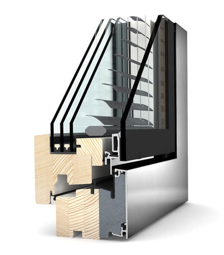Finestra in legno - HV 350 - Internorm - in alluminio / scorrevole / basculante