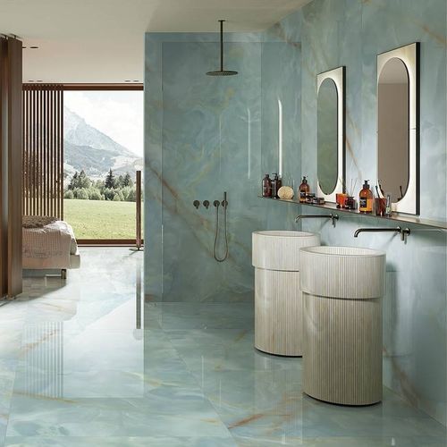 Piastrella in gres porcellanato - GEMME - FAP ceramiche - in onice / lucida / da interno