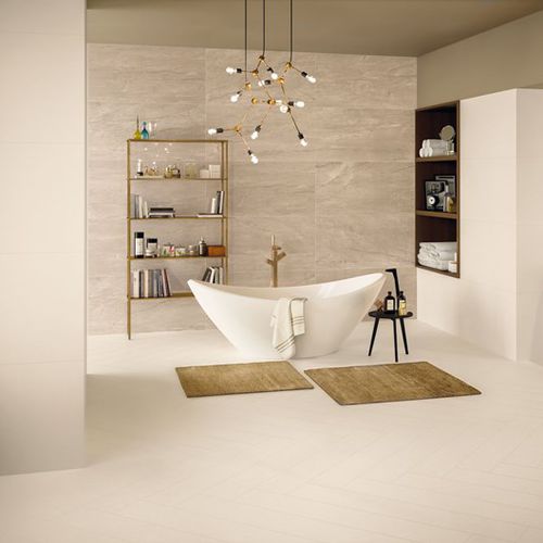 Piastrella in gres porcellanato - ELEMENTS DESIGN : IVORY - CERAMICHE KEOPE - opaca / da interno / da parete