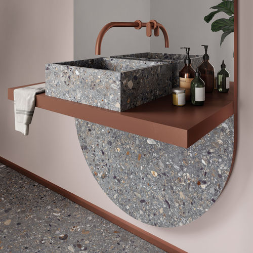Piastrella in gres porcellanato - DOLMIX DARK - CERAMICHE KEOPE - opaca / da interno / da esterno