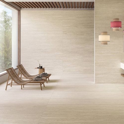 Piastrella in gres porcellanato - TIVOLI IVORY - CERAMICHE KEOPE - opaca / da interno / da esterno