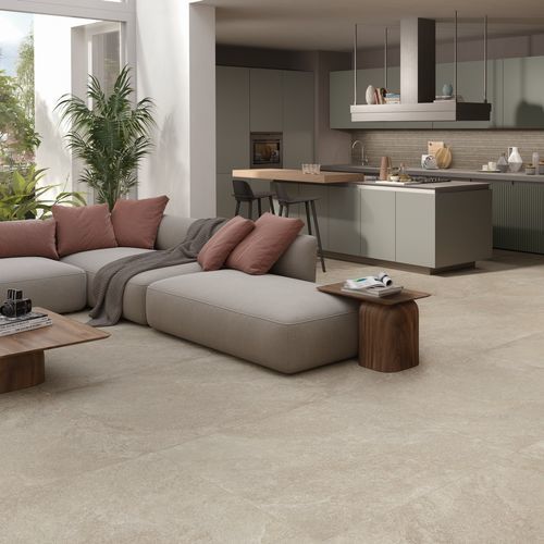 Piastrella in gres porcellanato - ARK&Egrave; BEIGE - CERAMICHE KEOPE - opaca / da interno / da esterno
