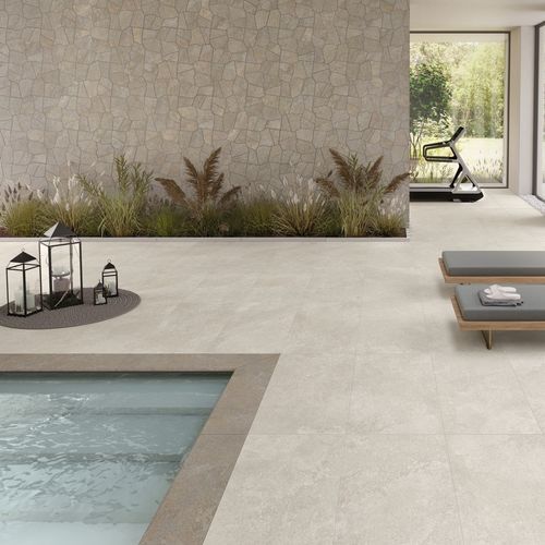 Piastrella in gres porcellanato - ARK&Egrave; IVORY - CERAMICHE KEOPE - opaca / da interno / da esterno