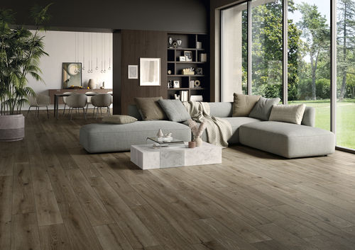 Piastrella in gres porcellanato - UNICA BROWN - CERAMICHE KEOPE - opaca / strutturata / da interno