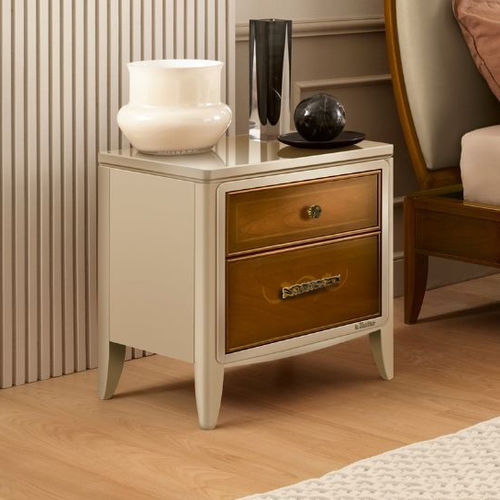 Comodino classico - Giulietta - LE FABLIER - in legno laccato / con supporto in legno laccato / rettangolare