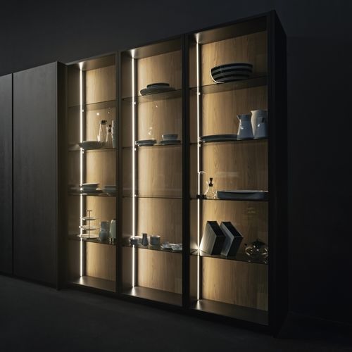 Credenza con alzata contemporanea - GIZA - MAISTRI - in HPL