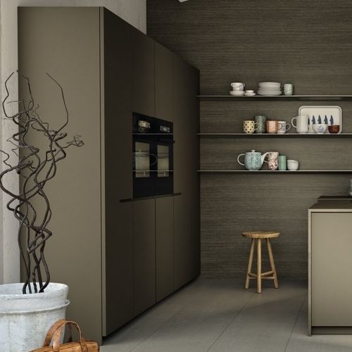 Mobile alto per cucina contemporaneo - ARENA - MAISTRI - in HPL / per forno