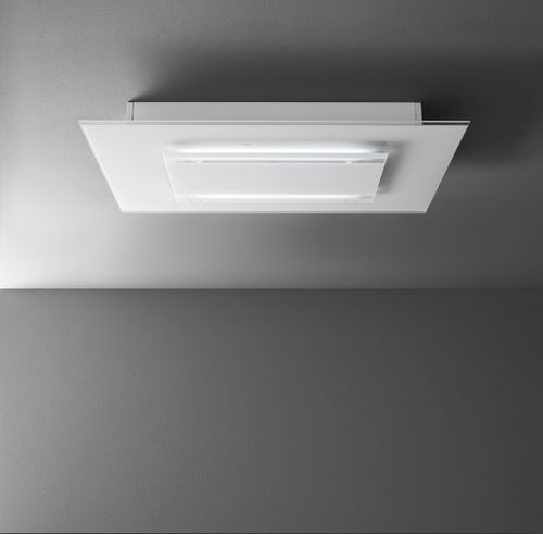 Cappa da soffitto - DESIGN+ : AURA - falmec - con illuminazione integrata / bianca