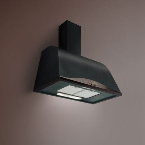 Cappa a muro - GINEVRA BOSTON - falmec - con illuminazione integrata / nera