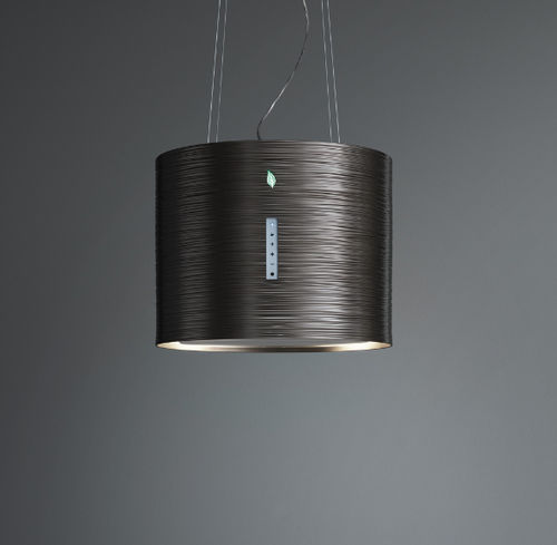 Cappa a isola - TWISTER E.ION - falmec - a ricircolo / con illuminazione integrata / design originale