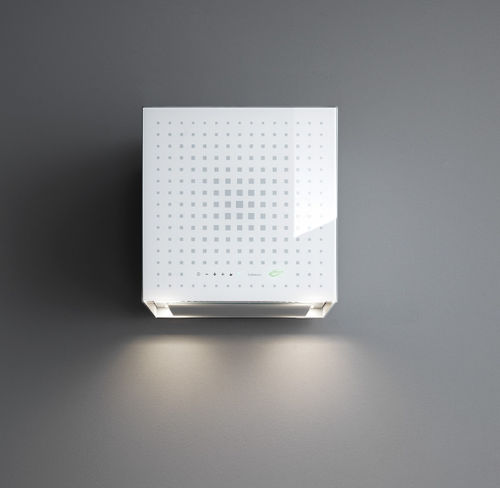 Cappa a muro - RUBIK E.ION - falmec - a isola / con illuminazione integrata / design originale