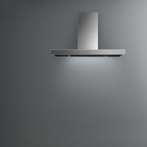 Cappa a muro - PLANE GREEN TECH - falmec - con illuminazione integrata