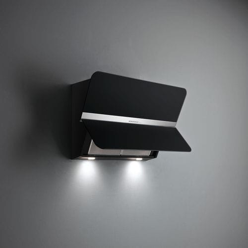 Cappa a muro - DESIGN : FLIPPER - falmec - con illuminazione integrata / design originale / nera
