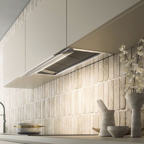 Cappa da incasso - Virgola No-Drop Touch - falmec - con condotto / con illuminazione integrata / con touch screen