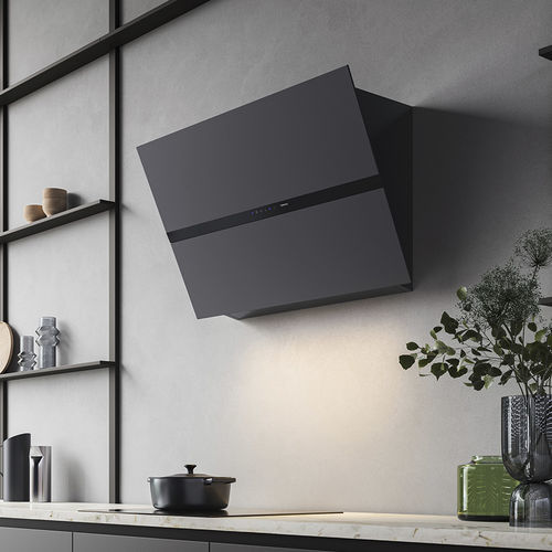 Cappa a muro - Fusion - falmec - con condotto / con illuminazione integrata / con touch screen