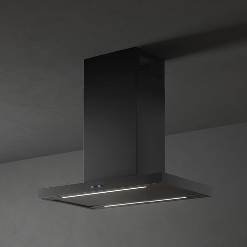 Cappa a muro - Plane Plus NRS - falmec - a isola / con condotto / con illuminazione integrata